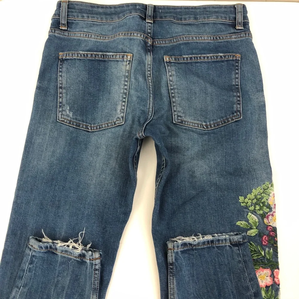 Rare l ZARA Hipster l Sz 4 l Ankle Mommy Jeans - Picture 8 of 16